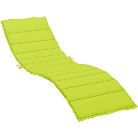Maison Exclusive - Coussin de chaise longue vert vif 200x70x3 cm tissu oxford (1/5)
