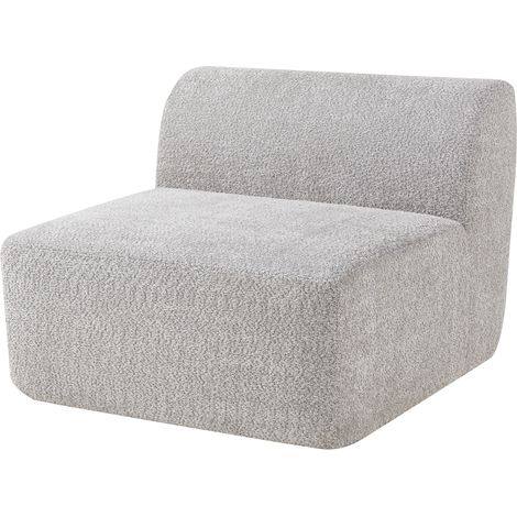 Módulo de sofá elemento central gris 030010197