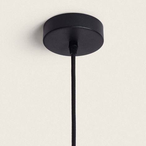 Lampada a Sospensione Alluminio Aritz 1 Faretto Nero