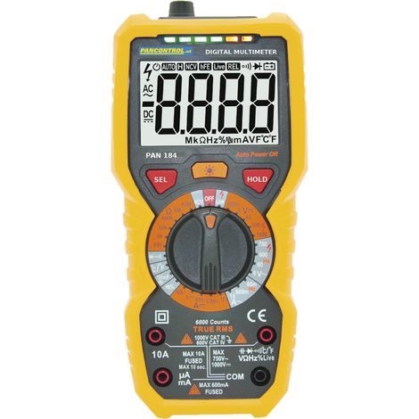 Multimètre True-RMS PANCONTROL PAN 184 (1/5)