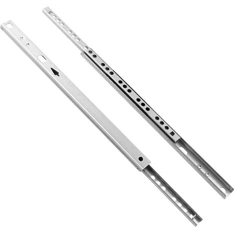 Glissières de tiroir 1 paire Mini 17 mm large, guidage à billes, rails (1/5)