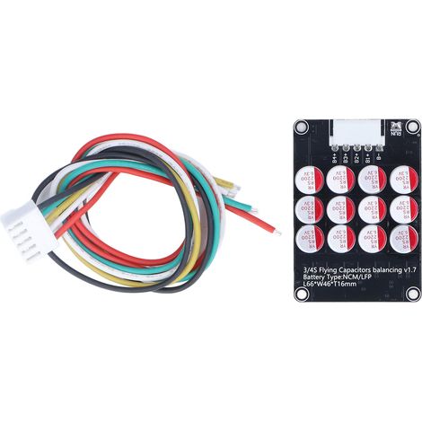 Égaliseur de Batterie Actif Universel 5A pour LTO LFP LPO NCM, Équilibreur de Cellules 3-4S (1/5)