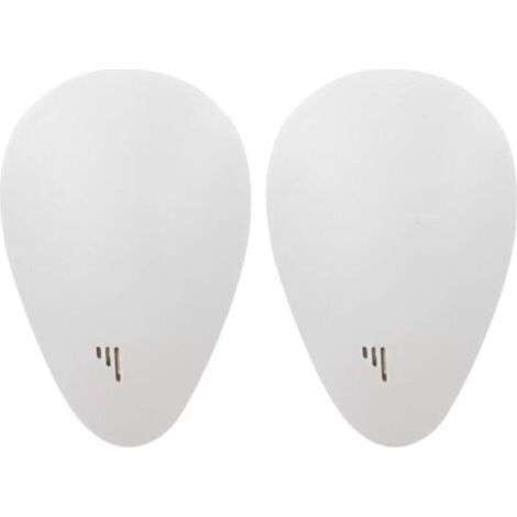 2 Paquets Répulsif Ultrason pour Anti Moustiques, Répulsif Anti Souris Interieur, Mouche, Rat, Cafard, Fourmi, Araignée, Rongeurs Insectes etc - (blanche, Réglementation européenne) (1/5)