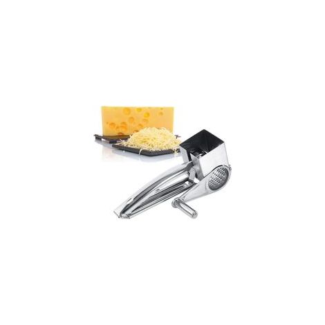 Moulin à Fromage, Râpe à Fromage Rotative en Acier Inoxydable, Râpe Manuelle Facile à Utiliser et à Nettoyer pour Parmesan Fromage Gingembre Chocolat