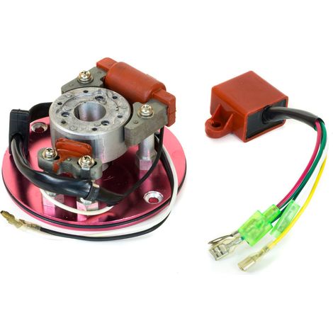 STI Rotore racing per pitbike Kitaco replica rosso + Centralina