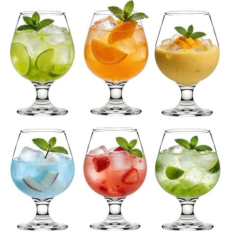 Glass Dessert Cups Ice Cream Cups Cocktail Glasses Cocktail Glasses Appetizer Glasses Fruit Salad (1/5)