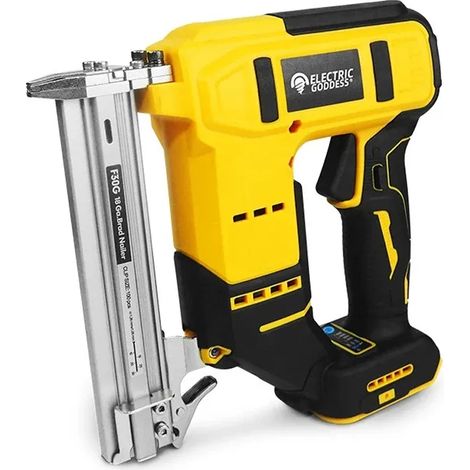 Pistolet à clous et agrafeuse sans fil Brushless – moteur sans balais, profondeur réglable, compatible Dewalt 20V, sans batterie