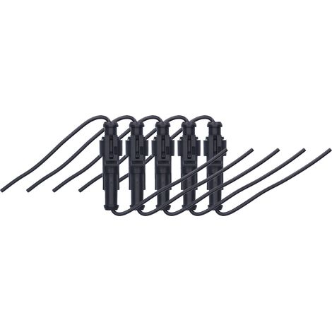 5 Pièces Connecteur Électrique Auto Étanche Antidéflagrant Résistant à l'Oxydation pour Câbles Automobiles Noir (1/5)
