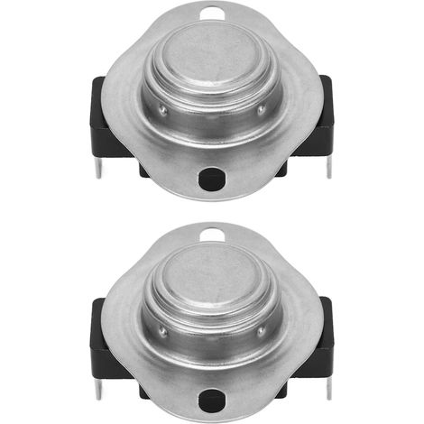 2er-Pack Bimetall-Thermostate, 25-A-Temperaturschalter, 90 °C, technischer Kunststoff, für Motoren und Wasserverteiler, 250 V (1/5)