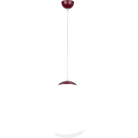 Sollux Ugo Suspension globe 40 cm bordeaux 1 x E27 (1/5)
