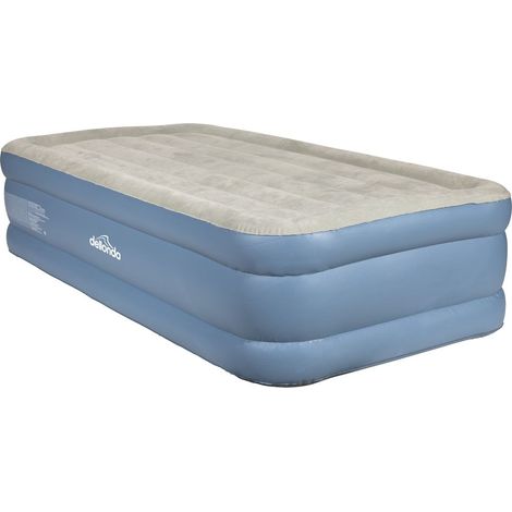 Dellonda DL146 Raised Air Bed with Built-in Electric Pump & Storage Bag - Single