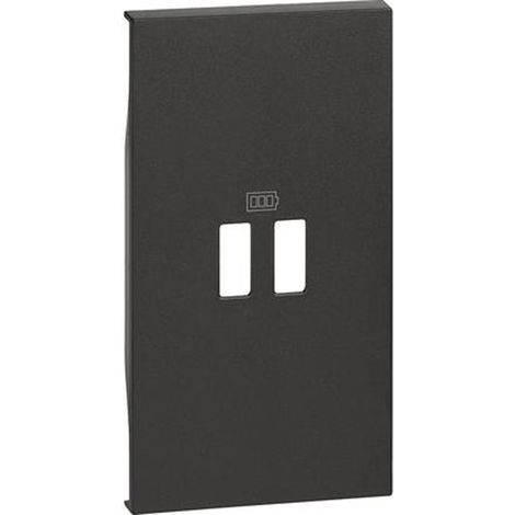 BTICINO KG12C - Cover per articoli K4285C2, K4286C2, K4287C2 - 2 moduli - Sabbia