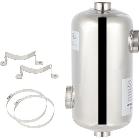 Randaco Chauffage de piscine 28 kW Échangeur thermique en acier inoxydable Piscine Chauffage de piscine