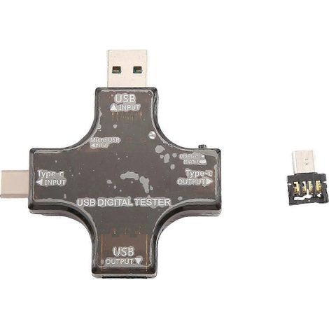 ATORCH Testeur USB TFT 8A Bluetooth TYPE-C USB QC PD Voltmètre numérique Ampèremètre Testeur de tension et de courant (1/5)