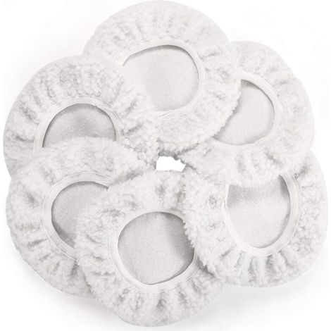 Wool Car Polishing Pads (120-150mm) - Car Waxing Kit