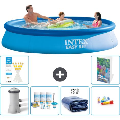 Easy Set Pool Rund - 366x76 cm - 7-teilig S282