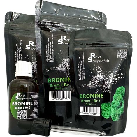 Bromo para peces escorpión de arrecife, 50 ml, bromo para acuarios marinos