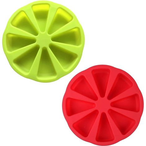 Moule de cuisson en silicone 2PCS avec cavité triangulaire (1/2)