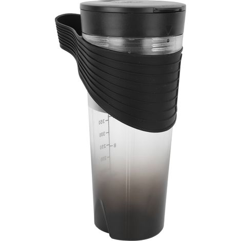 Mixeur portable étanche rechargeable USB, mixeur électrique pour fruits et smoothies, idéal pour la maison et l'extérieur (noir) (1/5)