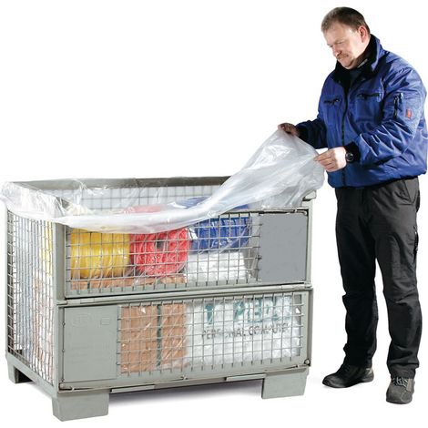 TransPak Seitenfaltensack HD-PE naturtrüb 25 µm - 8160049