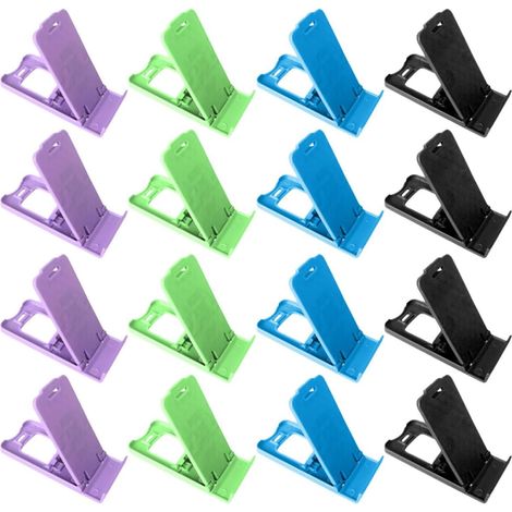 Support Aléatoire Téléphone pour en Portable Pliable PP 50pcs, Support de Rangement Compact et Compatible Couleur pour Bureau Voyage Mobile Couleur Aléatoire (1/5)