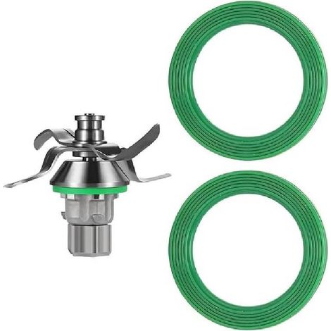 2 Pièces Bague d'étanchéité pour couteaux tm5/tm6 Bagues d'étanchéité pour couteaux mixeur Vorwerk Thermomix TM5 TM 6, joints en silicone (1/5)