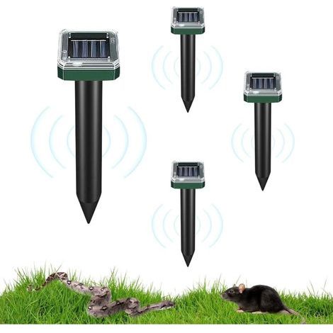Repellente Solare per Talpe (4 Pezzi), Repellente per Talpe, Repellente Solare Impermeabile per Talpe, Anti-Talpa a Ultrasuoni Solare, Repellente per Serpenti, Dissuasore per Talpe, Repellente a Ultra (1/5)