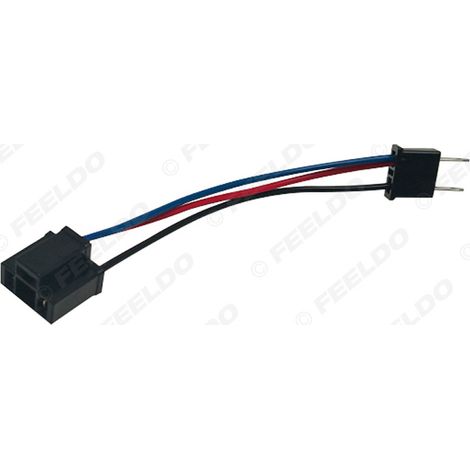 Câble adaptateur pour douille de lampe automobile H7 vers H4, câble adaptateur pour douille de lampe LED/HID, adaptateur de douille de lampe