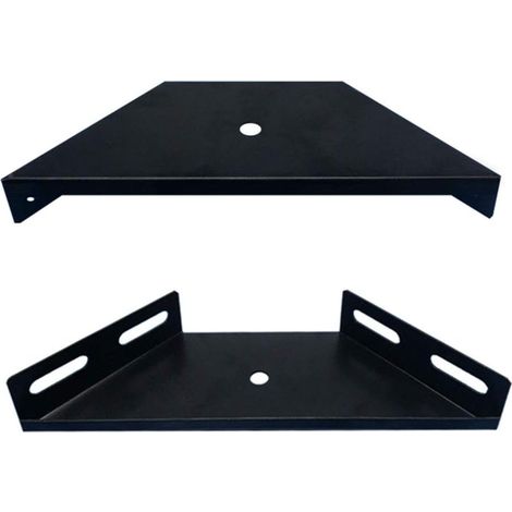 CCYKXA Eckwinkel, 2 x Eckwinkel Winkelhalterung Trapezblech Eckflansch Eckwinkel Bettrahmen Zubehör Möbelbefestigung Eckverbinder, Bettzwickel 230x92x71mm