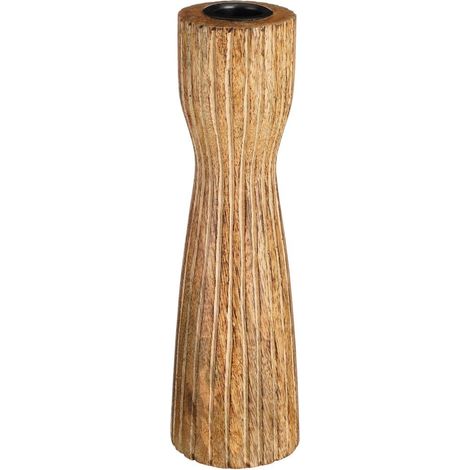 Mica Kerzenständer Indiana braun 20 x Ø 6 cm Kerzenhalter (1/3)