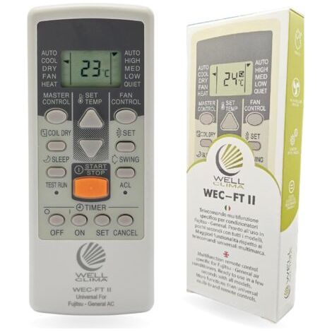 1 Télécommande Universelle,Fonctions Avancées,Vitesses Multiples,Climatiseurs Fujitsu General (1/5)