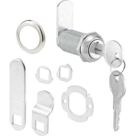U 9950 tiroir et serrure de meuble, 1–3/8 en., Acier inoxydable, visage, 1 en panneau. Max. (1/4)