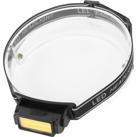 Wasserdichte, multifunktionale, per USB aufladbare Stirnlampe mit verstellbarem Riemen, ideal zum Angeln und Radfahren bei Nacht. (1/5)