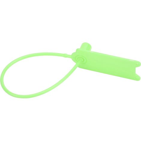 100 attaches de câble jetables 195mm, attaches auto-verrouillantes antivol pour vêtements, valise, chaussures, sac, étiquette (vert) (1/4)