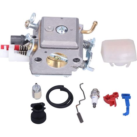 Kit Carburateur pour Tronçonneuse Husqvarna 340 345 346XP 350 353 – Alliage Aluminium – Performance Stable – Montage Facile – 9 Pièces (1/5)