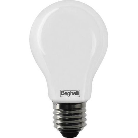 10 x BEGHELLI LED TV GOCCIA E27 12W 56526 CALDA 3000K