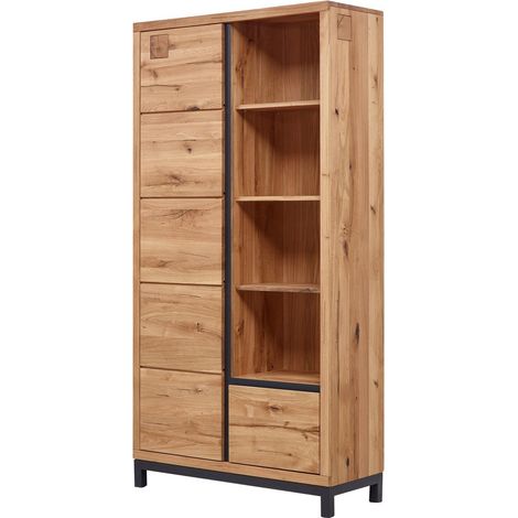 Bücherregal Wildeiche 100x40x200 natur geölt VILLANDERS 139