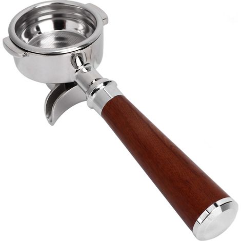 58-mm-Holz-Siebträger für professionelle Kaffeemaschinen, kompatibles Ersatzteil (1/5)