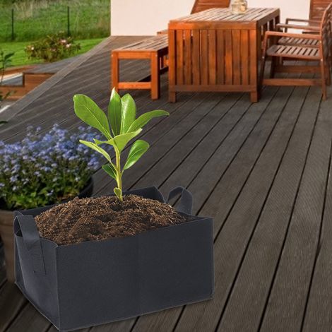 Sac rectangulaire pour la plantation de fraisiers et légumes, jardinière pour pépinière à fleurs, conteneur (1/5)