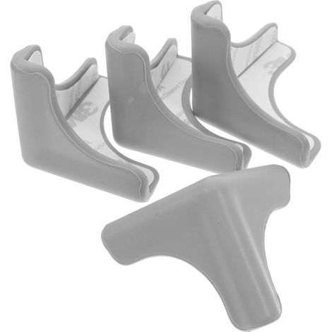Lot de 4 protections d'angle en silicone pour meubles et tables (1/5)