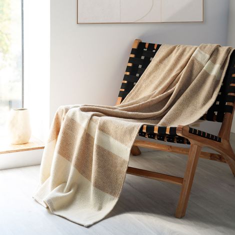 Plaid Lima Chanvre naturel - 120/180 - DODO (1/5)