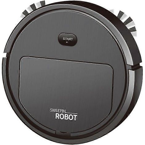Aspirateur robot intelligent 3 en 1 pour le nettoyage de la maison, aspirateur automatique, noir (1/4)