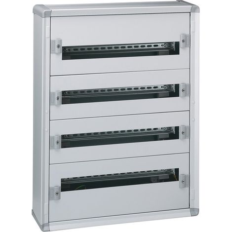 Coffret distribution métal XL³160 tout modulaire 4 rangées 750x575x147mm - 96 modules - LEGRAND