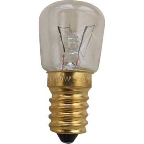 Bombilla microondas 20-25W 300ºC E14 corta