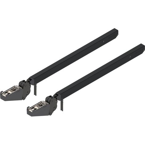 BLUM AVENTOS HF TOP Teleskophebel-Set, KH 600-910mm, Eclipseschwarz (1/3)