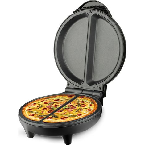 Plaque cuisson électrique double face, machine à pizza 850Wa91 (1/5)