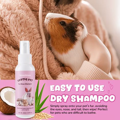 Kineshinex, ein Shampoo ohne Ausspülen, das speziell für Haustiere entwickelt wurde, wird die Art und Weise verändern, wie Sie Ihre Haustiere reinigen. (1/5)