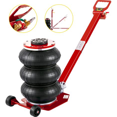 Cric Pneumatique - VEVOR - ZG - 3 Tonnes - Plage 140-450 mm - Léger et Ergonomique (1/5)