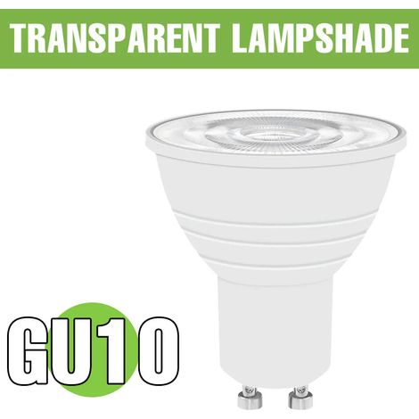 Lampes de croissance pour plantes Ampoules pour lustre GU5.3 220V (GU10 transparentes, blanc froid, 5 W) pour salon et chambre à coucher, éclairage doux. (1/5)