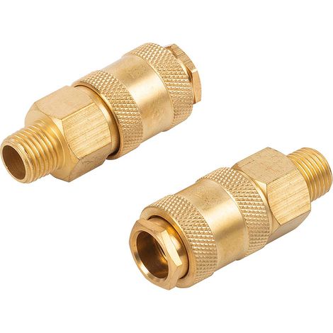 Connettore universale femmina in ottone ¼ pollice 2 pezzi